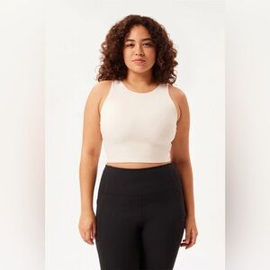 Girlfriend Collective Dylan Tank Bra Ivory XL NWOT